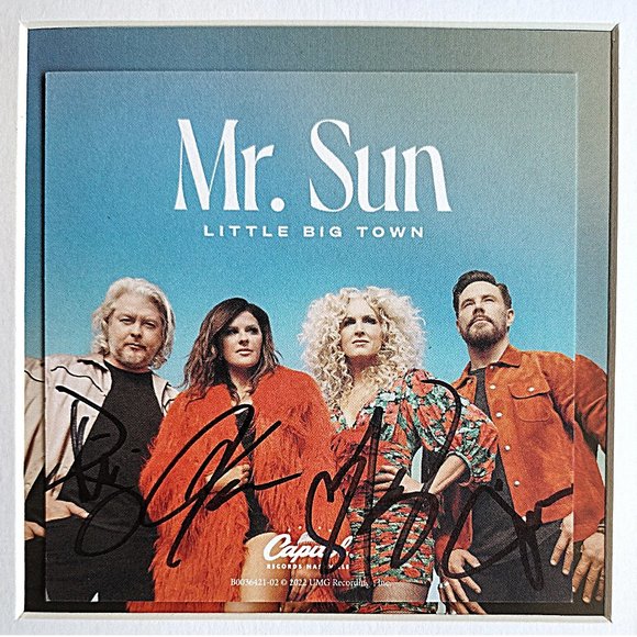Little Big Town Autographed Mr Sun CD Framed Wall Display Beckett Signed Album - Picture 4 of 8